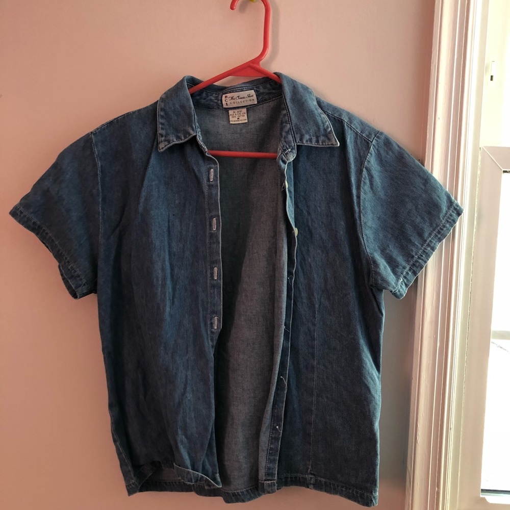 vintage jean shirt